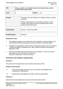 NZQA registered unit standard 28211 version 1  Page 1 of 3