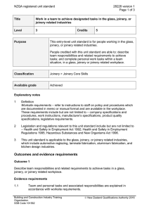 NZQA registered unit standard 28228 version 1  Page 1 of 3