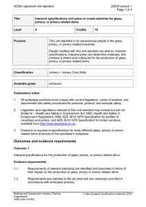NZQA registered unit standard 28208 version 1  Page 1 of 3