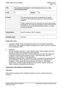 NZQA registered unit standard 28608 version 1  Page 1 of 3