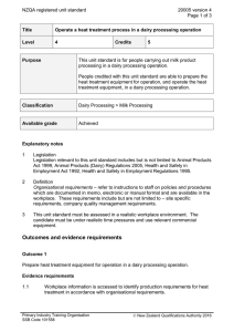 NZQA registered unit standard 20005 version 4  Page 1 of 3