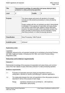 NZQA registered unit standard 4831 version 6  Page 1 of 4