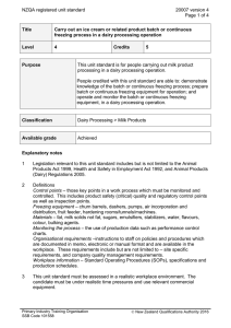 NZQA registered unit standard 20007 version 4  Page 1 of 4