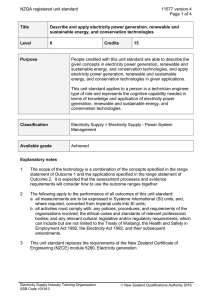 NZQA registered unit standard 11577 version 4  Page 1 of 4