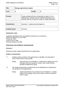 NZQA registered unit standard 16655 version 4  Page 1 of 3