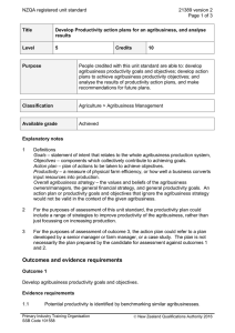 NZQA registered unit standard 21389 version 2  Page 1 of 3