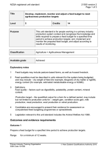 NZQA registered unit standard 21393 version 2  Page 1 of 3