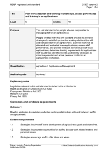 NZQA registered unit standard 21397 version 2  Page 1 of 4