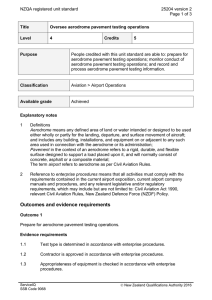 NZQA registered unit standard 25204 version 2  Page 1 of 3