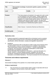 NZQA registered unit standard 235 version 9  Page 1 of 3