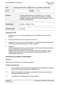 NZQA registered unit standard 27043 version 1  Page 1 of 3