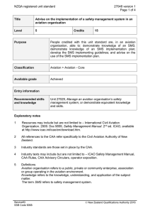 NZQA registered unit standard 27048 version 1  Page 1 of 4