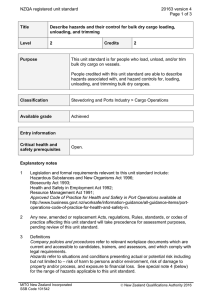 NZQA registered unit standard 20163 version 4  Page 1 of 3