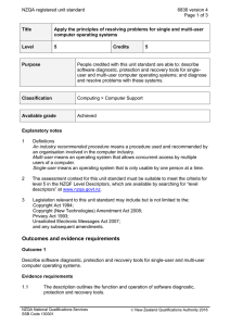 NZQA registered unit standard 6836 version 4  Page 1 of 3
