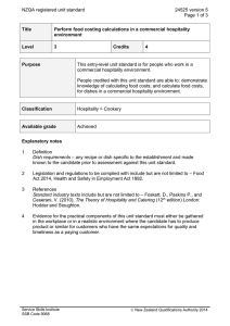 NZQA registered unit standard 24525 version 5  Page 1 of 3