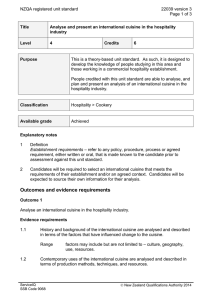 NZQA registered unit standard 22039 version 3  Page 1 of 3