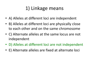 1) Linkage means