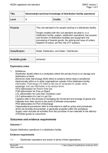 NZQA registered unit standard 28497 version 1  Page 1 of 5