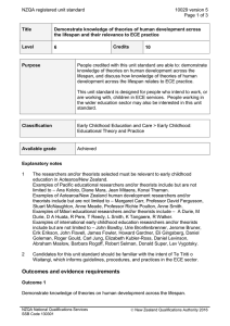 NZQA registered unit standard 10029 version 5  Page 1 of 3