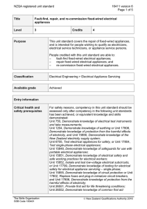 NZQA registered unit standard 16411 version 6  Page 1 of 5