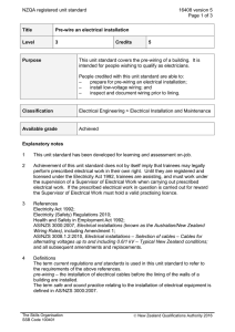 NZQA registered unit standard 16408 version 5  Page 1 of 3