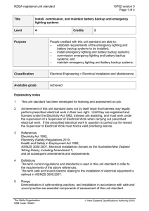 NZQA registered unit standard 10782 version 5  Page 1 of 4