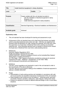 NZQA registered unit standard 15869 version 4  Page 1 of 3