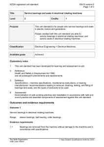 NZQA registered unit standard 16416 version 6  Page 1 of 3