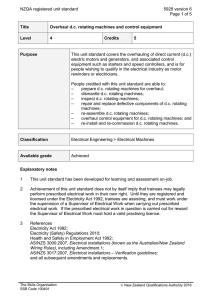 NZQA registered unit standard 5928 version 6  Page 1 of 5