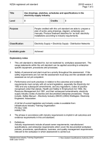 NZQA registered unit standard 28193 version 1  Page 1 of 3