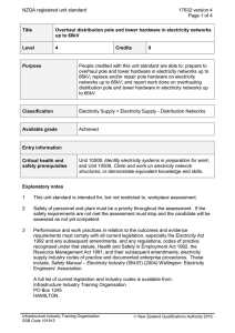 NZQA registered unit standard 17632 version 4  Page 1 of 4