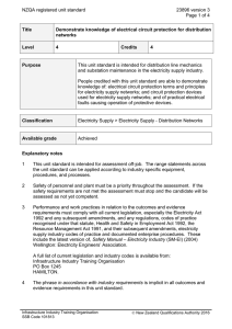 NZQA registered unit standard 23896 version 3  Page 1 of 4