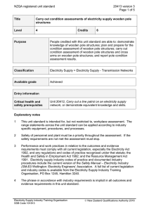 NZQA registered unit standard 20413 version 3  Page 1 of 5
