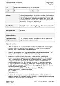 NZQA registered unit standard 20420 version 3  Page 1 of 4