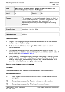NZQA registered unit standard 28859 version 1  Page 1 of 3