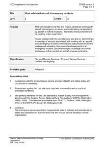 NZQA registered unit standard 20388 version 2  Page 1 of 4