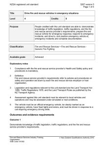 NZQA registered unit standard 3267 version 5  Page 1 of 4