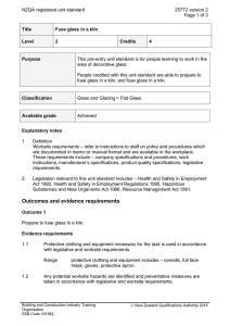 NZQA registered unit standard 25772 version 2  Page 1 of 3