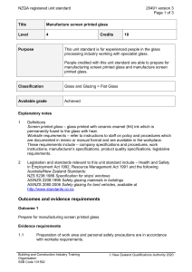 NZQA registered unit standard 20491 version 3  Page 1 of 3