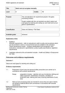 NZQA registered unit standard 20508 version 3  Page 1 of 3