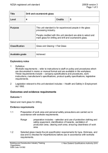 NZQA registered unit standard 20509 version 3  Page 1 of 3
