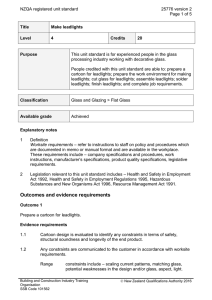 NZQA registered unit standard 25776 version 2  Page 1 of 5