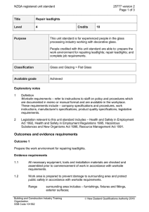 NZQA registered unit standard 25777 version 2  Page 1 of 3