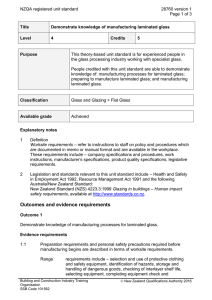 NZQA registered unit standard 28760 version 1  Page 1 of 3