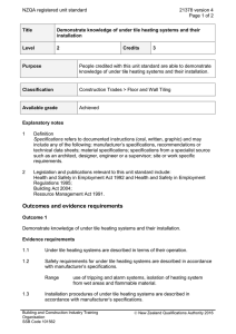 NZQA registered unit standard 21378 version 4  Page 1 of 2