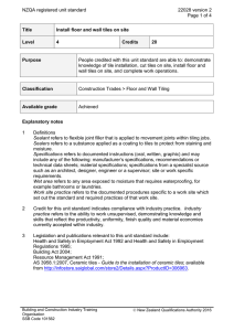 NZQA registered unit standard 22028 version 2  Page 1 of 4