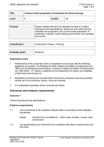 NZQA registered unit standard 21019 version 3  Page 1 of 4