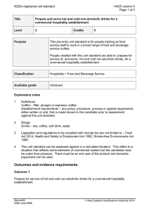 NZQA registered unit standard 14425 version 6  Page 1 of 3