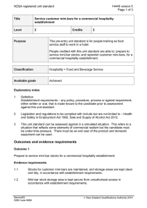 NZQA registered unit standard 14448 version 5  Page 1 of 3