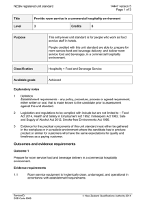 NZQA registered unit standard 14447 version 5  Page 1 of 3
